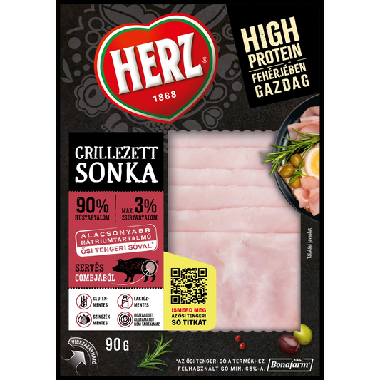 HERZ grillezett sonka 90 g
