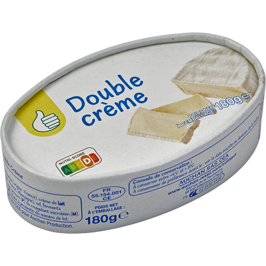 Auchan Tipp zsírdús fehér nemespenésszel érő lágy sajt 180 g