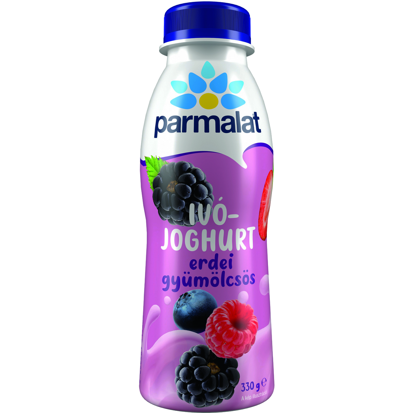 Parmalat zsírszegény erdei gyümölcsös ivójoghurt 330 g