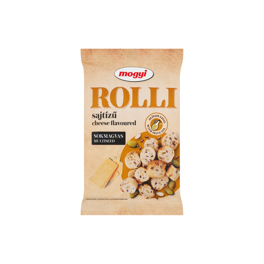 Mogyi Rolli sajtízű, pirított, sokmagvas kenyérkarika olívaolajjal 65 g