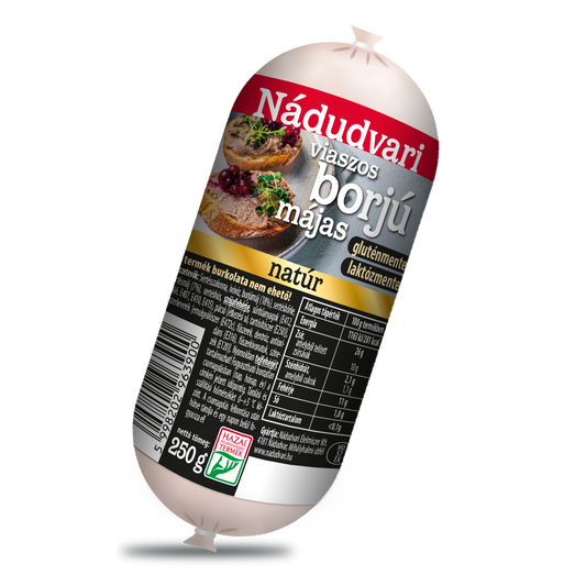 Nádudvari natúr viaszos borjú májas 250 g