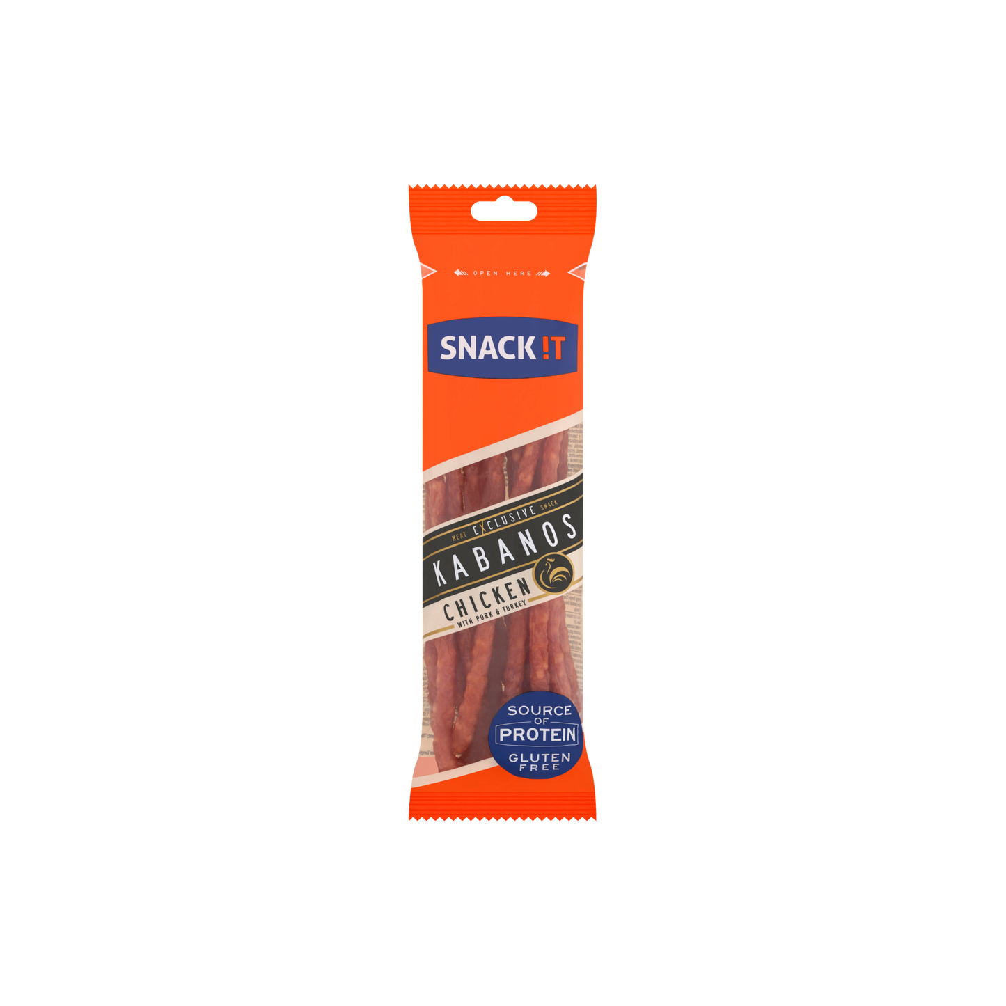 Snack !t exkluzív baromfi és sertés cabanossi 120 g