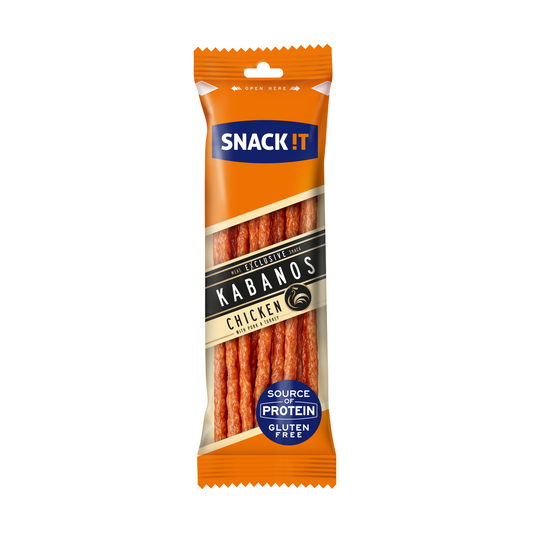 Snack !t exkluzív baromfi és sertés cabanossi 120 g