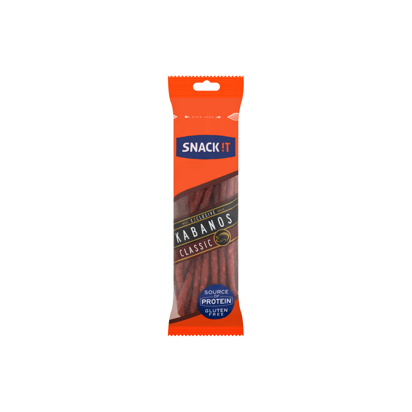 Snack !t exkluzív sertés cabanossi 120 g