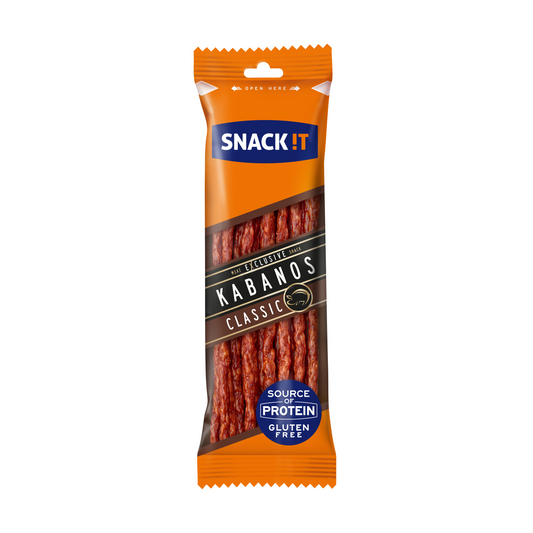 Snack !t exkluzív sertés cabanossi 120 g