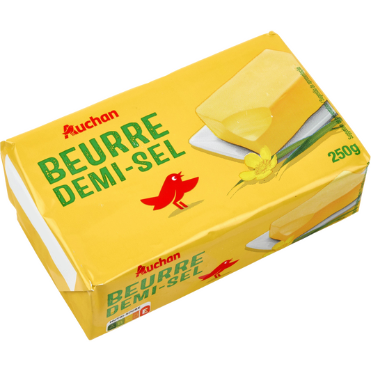 Auchan Kedvenc enyhén sózott vaj 250 g