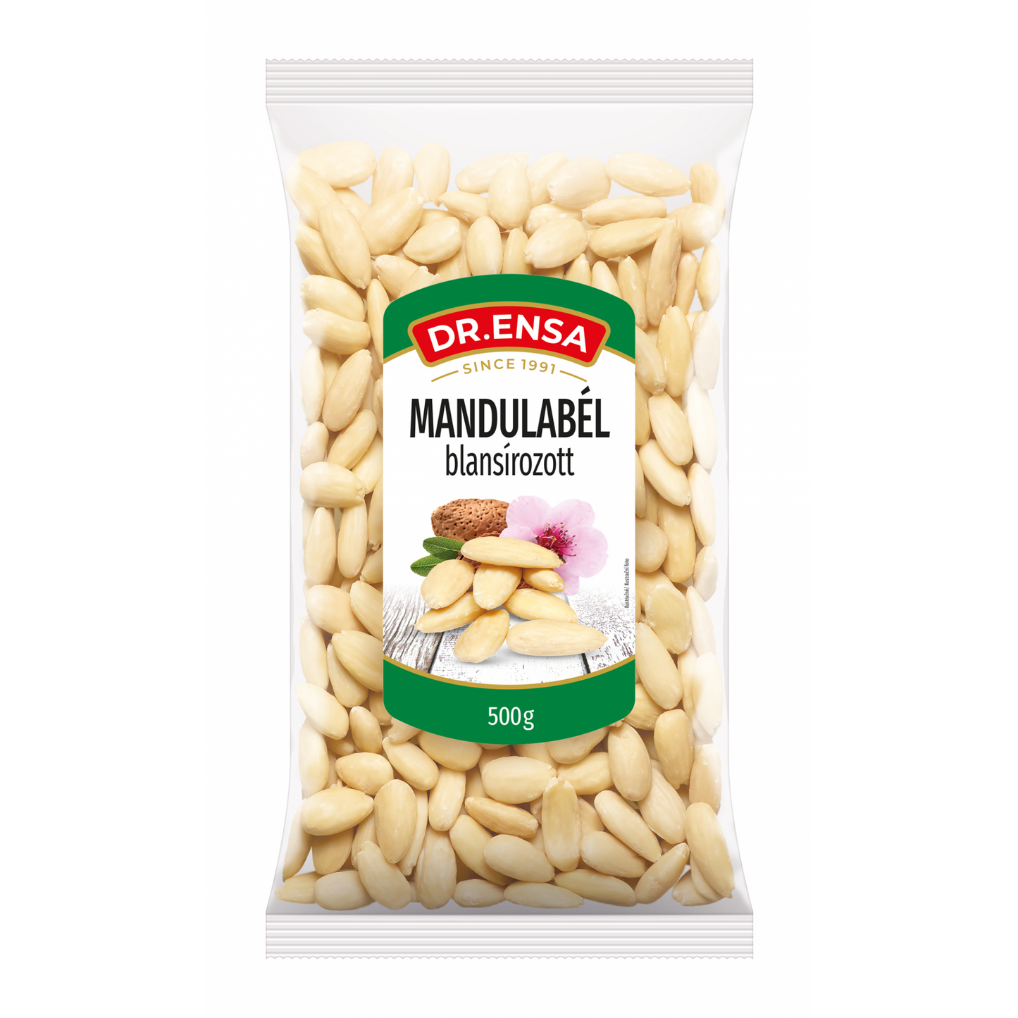 Blansirozott nyers mandula500g