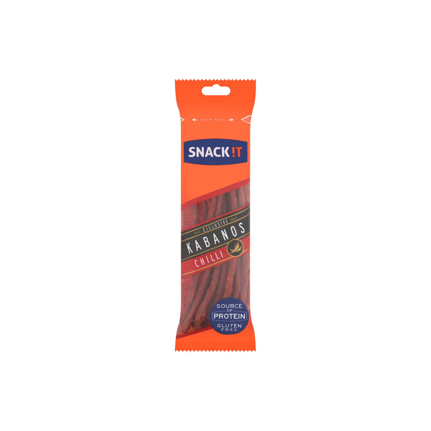 Snack !t exkluzív chilipaprikás cabanossi 120 g
