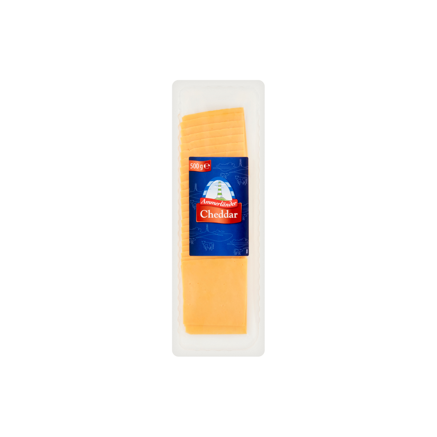 Ammerländer szeletelt cheddar sajt 500 g