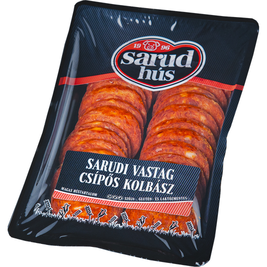 Sarudi Vastag csípős kolbász szeletelt 100 g