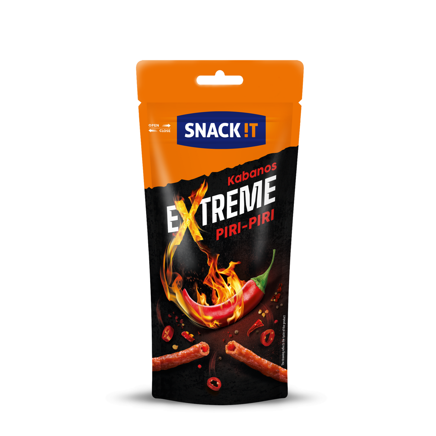Snack !t Kabanossi húskészítmény Piri-Piri töltelékkel 95 g