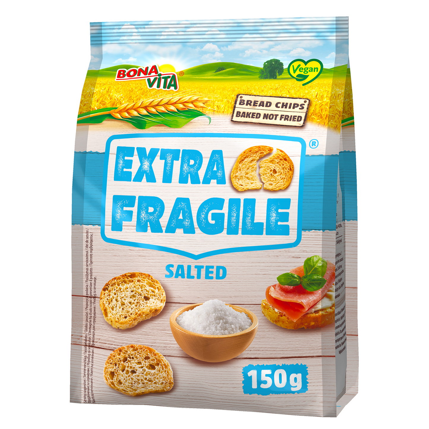 Extra törékeny kétszersült sós 150g