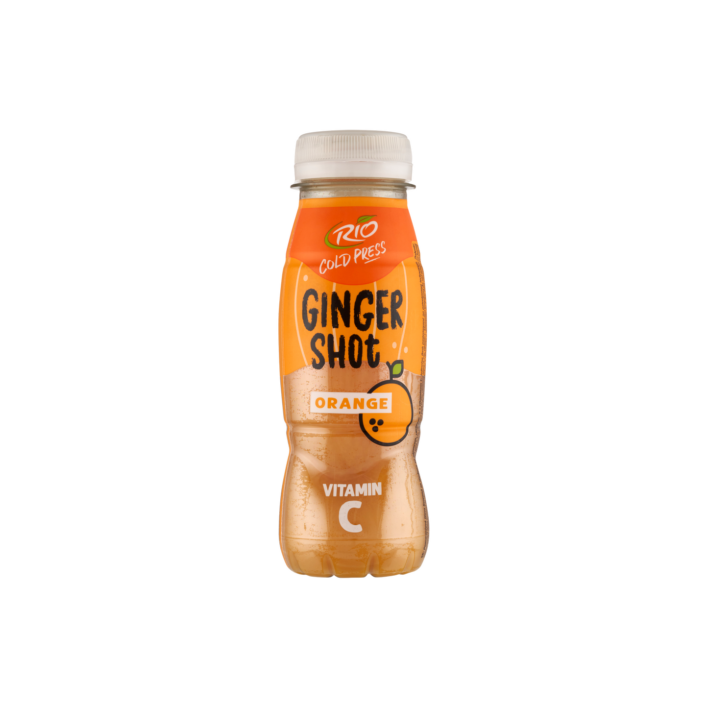 Rio Cold Press Ginger Shot hidegen préselt narancslé gyömbérrel, citrommal és C-vitaminnal 180 ml