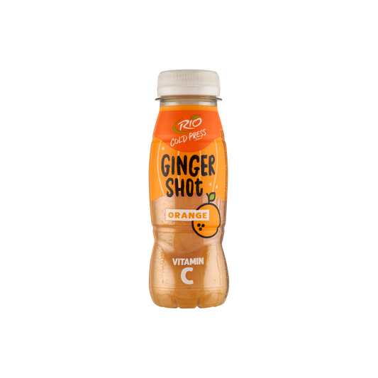 Rio Cold Press Ginger Shot hidegen préselt narancslé gyömbérrel, citrommal és C-vitaminnal 180 ml