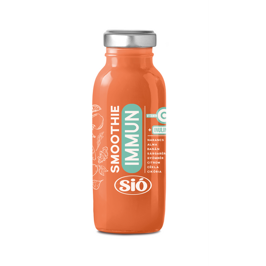 Sió Smoothie Immun Vitamin C + Inulin vegyes gyümölcs- és zöldségital 0,25 l