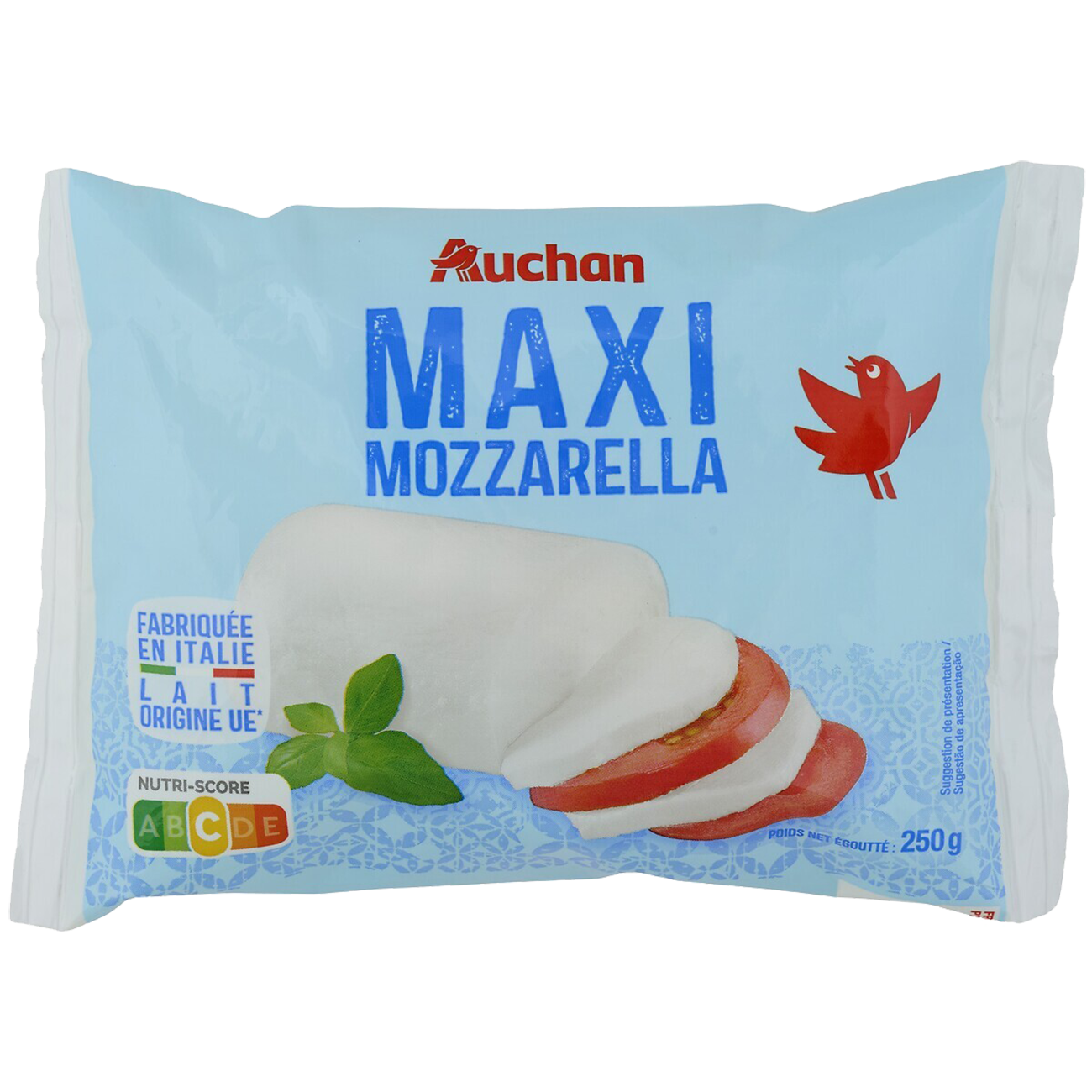 Auchan Kedvenc mozzarella maxi 250 g