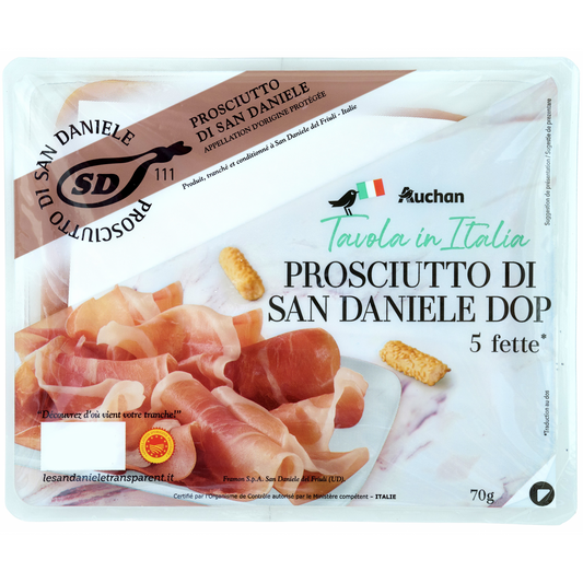 Auchan Tavola in Italia San Danielle DOP 70g