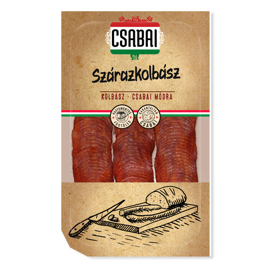 Csabai Csemege szárazkolbász szeletelt 75g