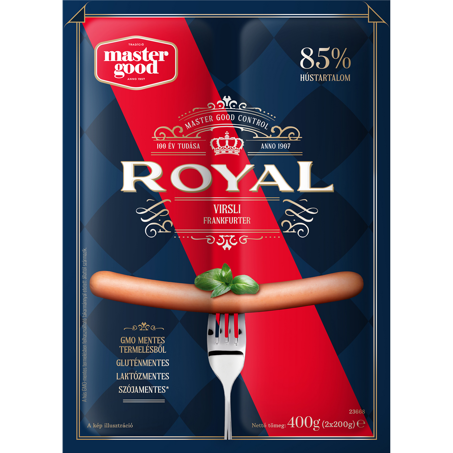 Master Good Royal füstölt virsli csirkehúsból juhbélben 400 g