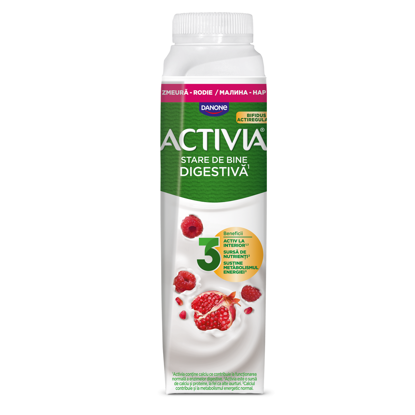 Danone Activia gránátalma-málna ízű ital 320 g