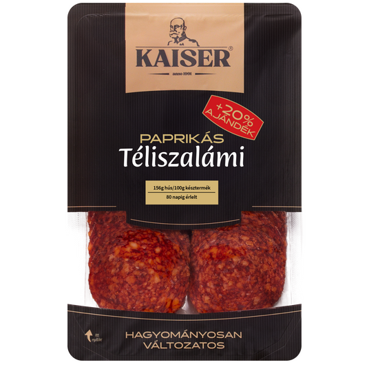 Kaiser Paprikás téliszalámi 90g