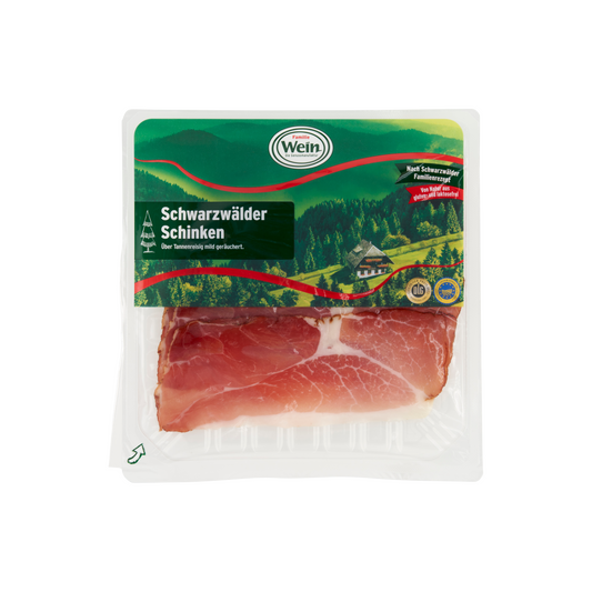 Familie Wein fekete-erdei nyers füstölt szeletelt, lassan pácolt sonka sertéscombból 100 g