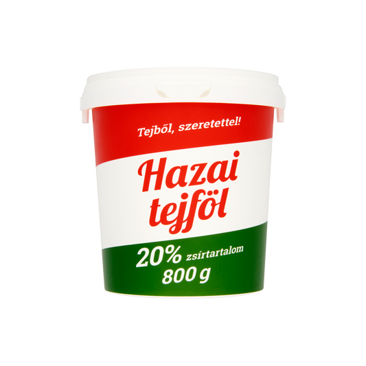 Hazai tejföl 20% 800 g
