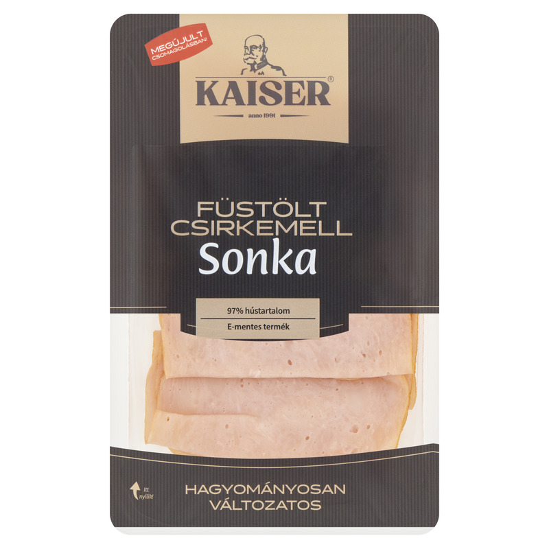 Kaiser szeletelt füstölt csirkemell sonka 75 g