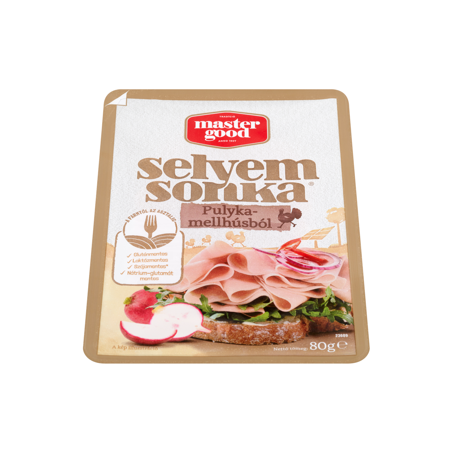Master Good szeletelt selyemsonka pulykamellhúsból 80 g