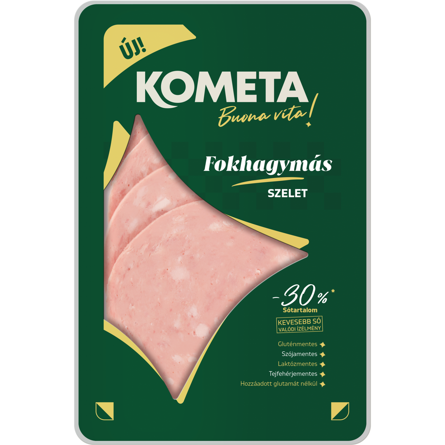 Kometa szeletelt fokhagymás szelet 125 g