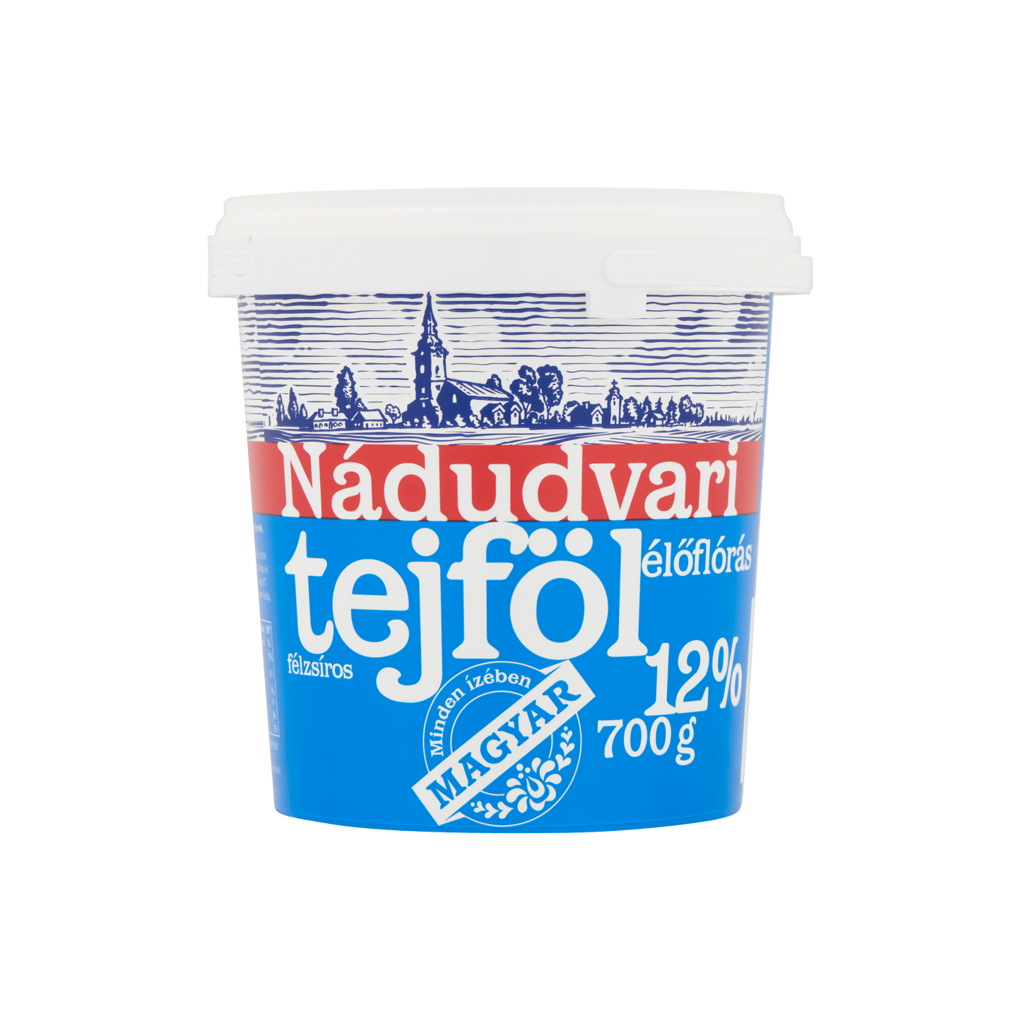 Nádudvari élőflórás, félzsíros tejföl 12% 700 g