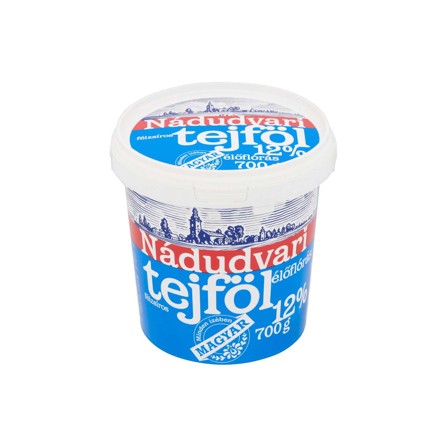 Nádudvari élőflórás, félzsíros tejföl 12% 700 g
