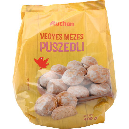 Auchan Kedvenc vegyes mézes puszedli 400 g