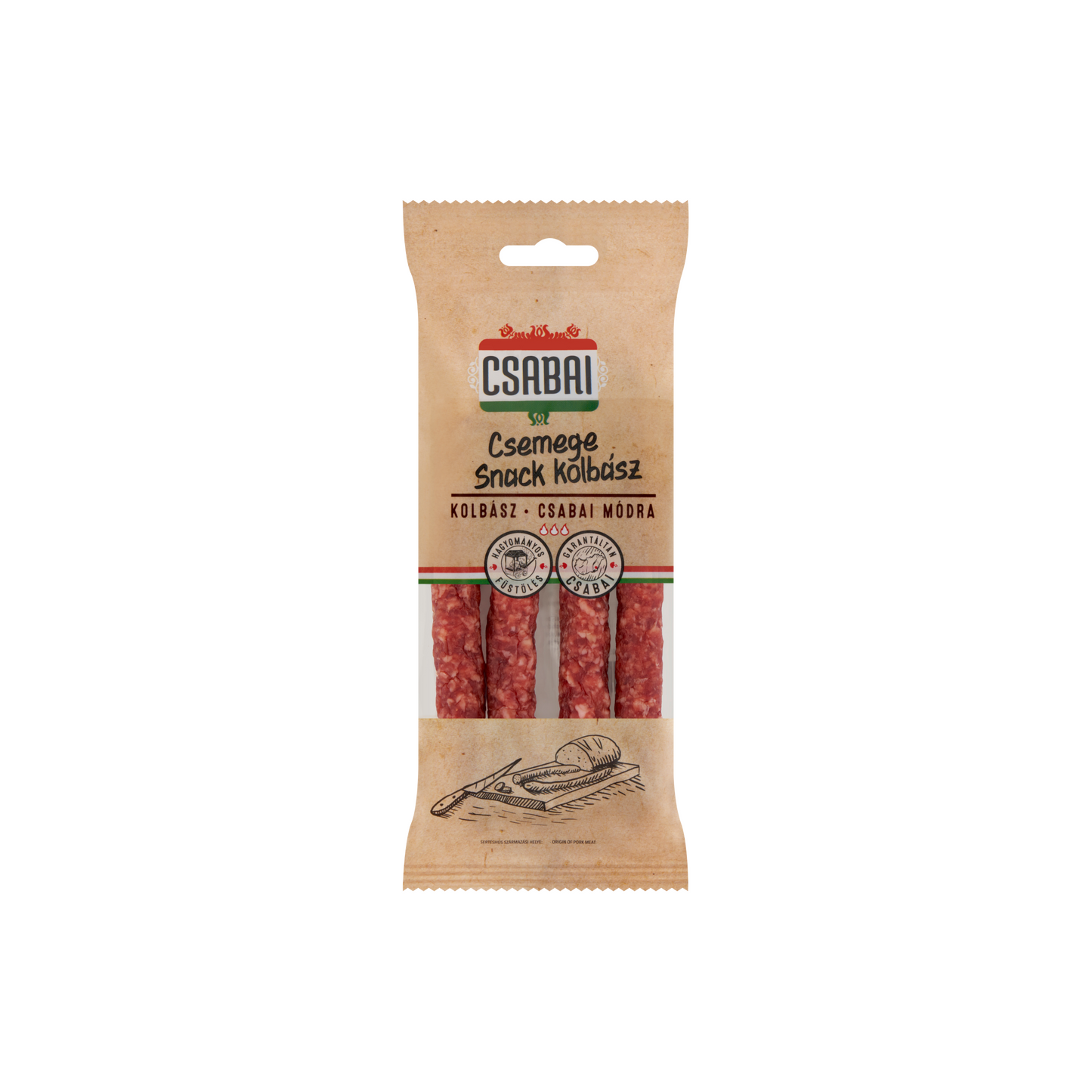 Csabai csemege snack kolbász 100 g