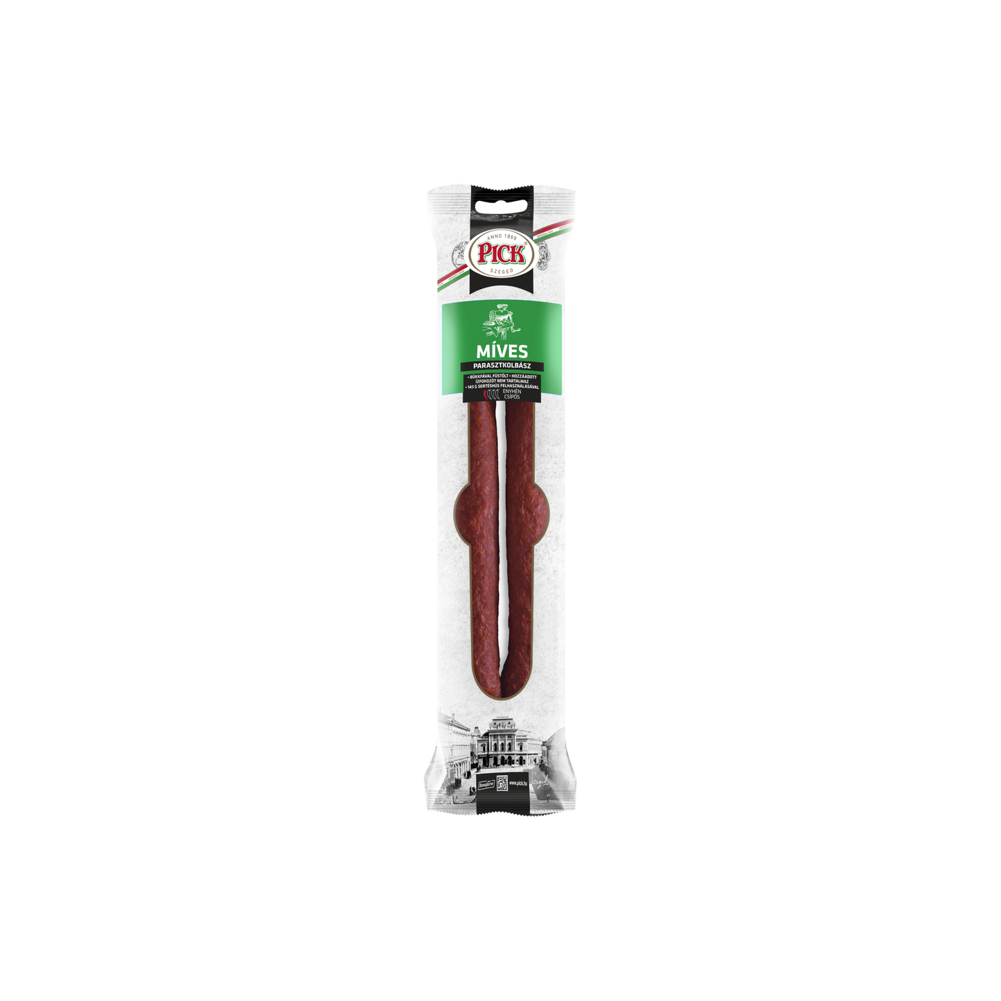 PICK Míves enyhén csípős parasztkolbász 400 g