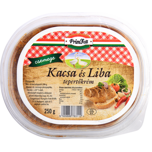 PrimFett csemege kacsa és liba tepertőkrém 250 g
