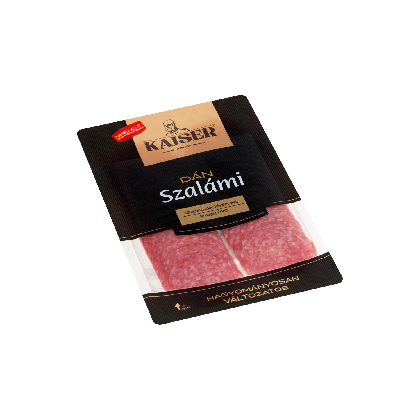 Kaiser szeletelt dán szalámi 75 g