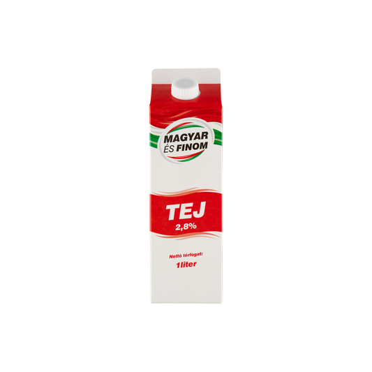 Magyar és Finom tej 2,8% 1 l