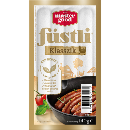 Master Good Füstli Klasszik füst ízesítésű virsli csirkehúsból 140 g