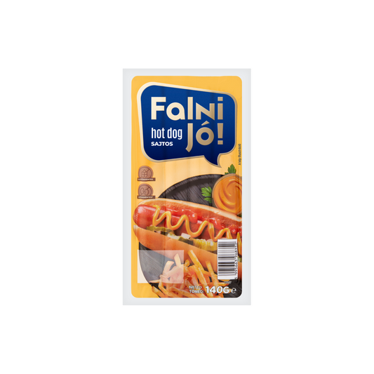 Falni Jó! füst ízesítésű sajtos hot-dog 140 g