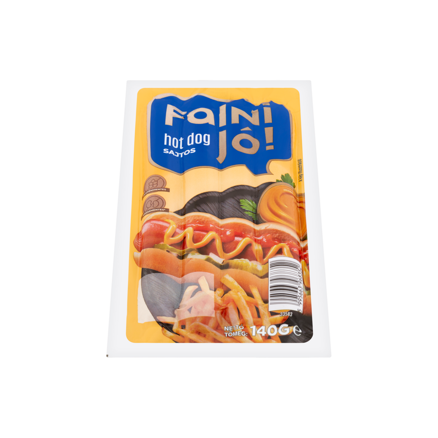 Falni Jó! füst ízesítésű sajtos hot-dog 140 g