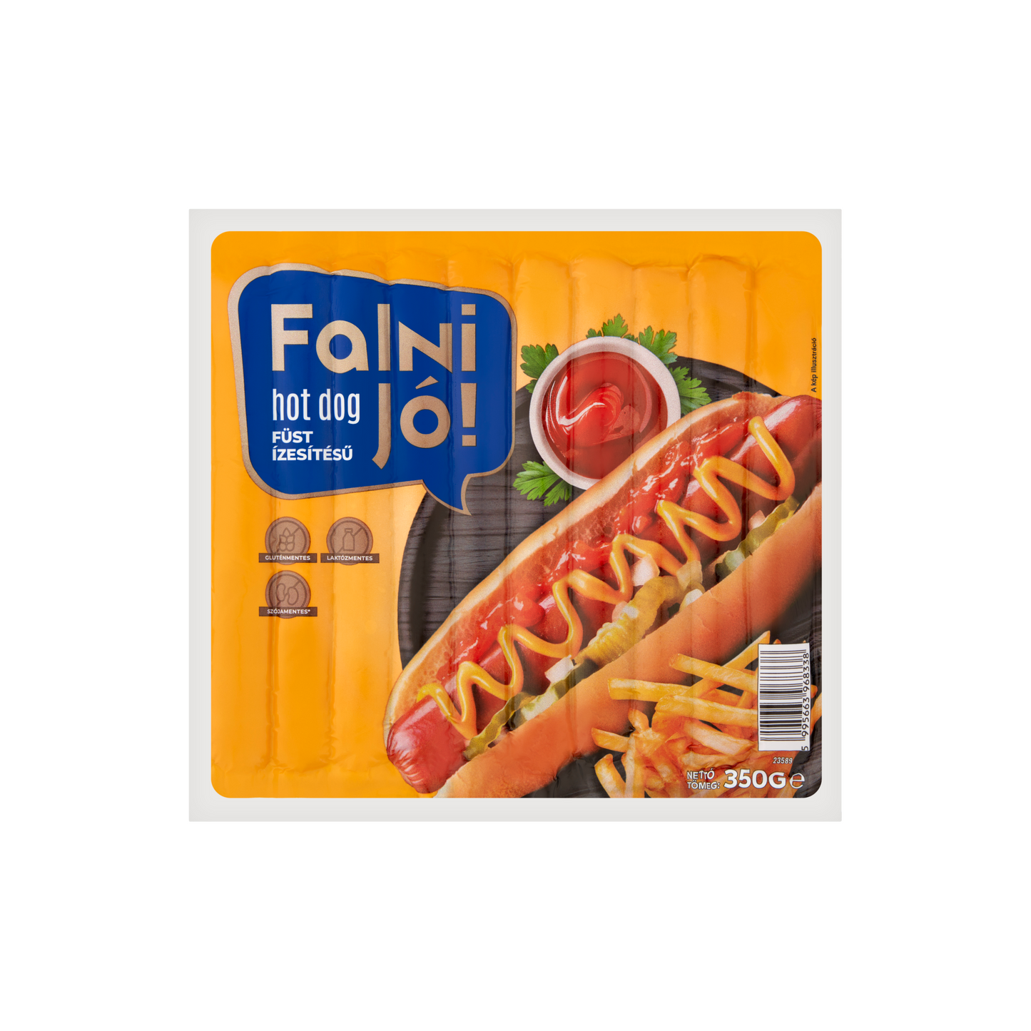 Falni Jó! füst ízesítésű hot-dog 350 g