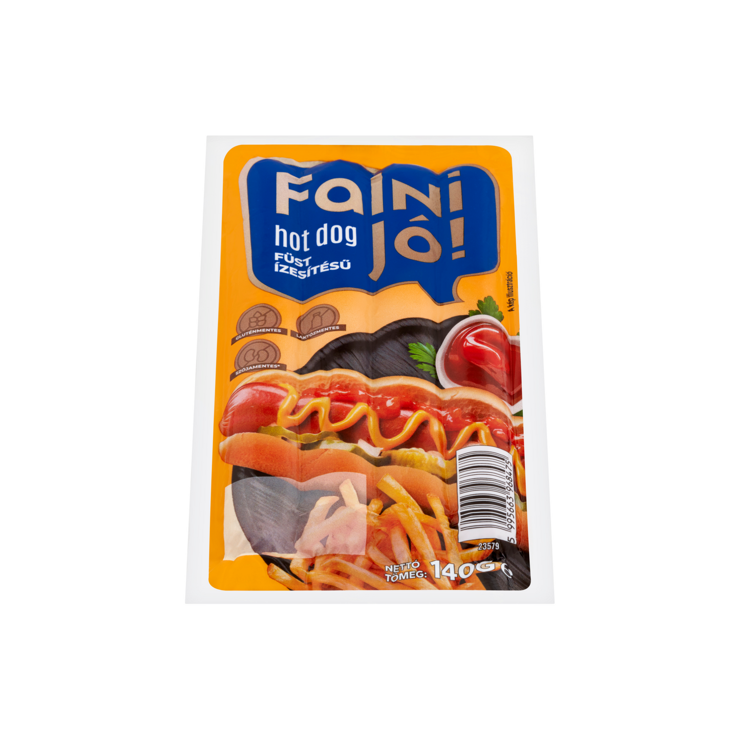 Falni Jó! füst ízesítésű hot-dog 140 g