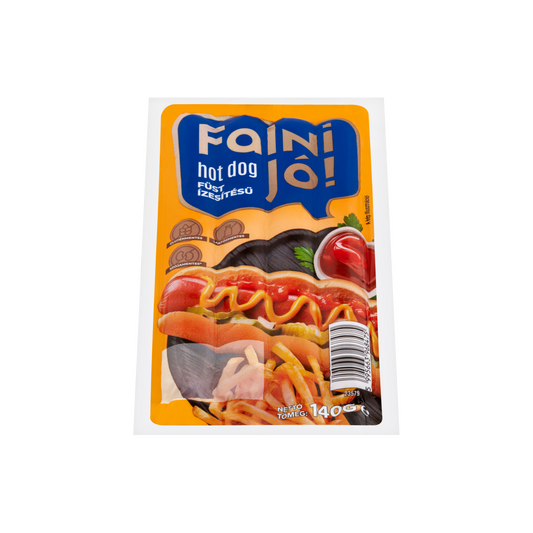 Falni Jó! füst ízesítésű hot-dog 140 g