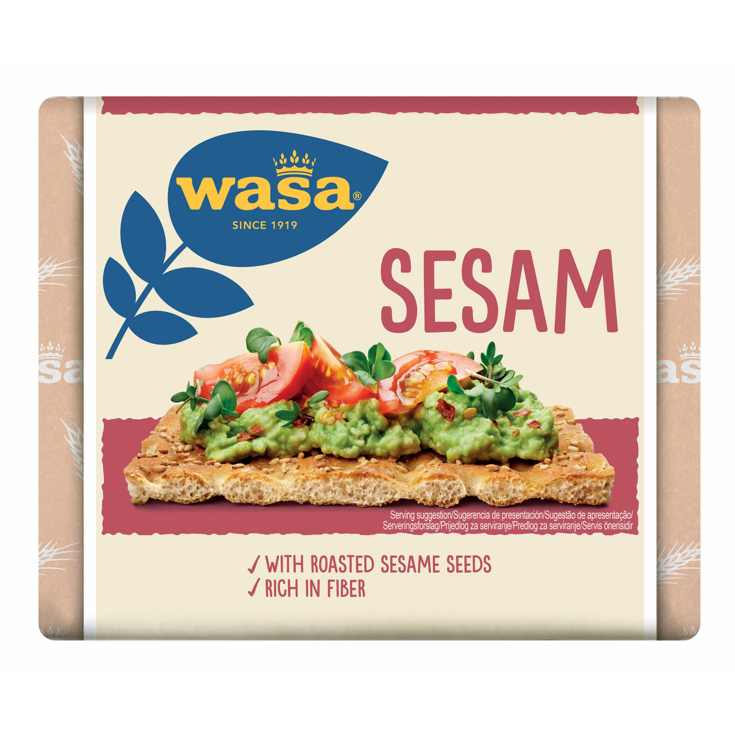 Wasa Sesam búzalisztből készült szezámmagos ropogós kenyér 200 g