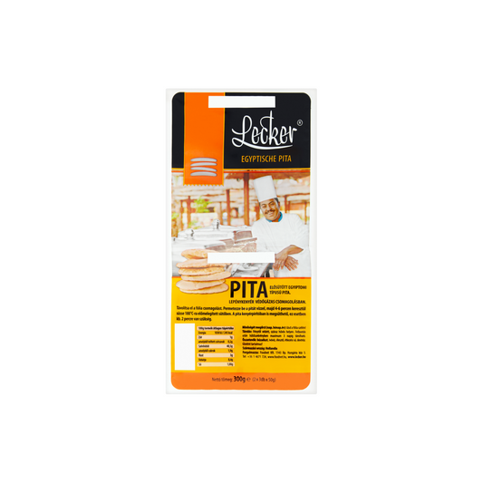 Lecker elősütött egyiptomi típusú pita
