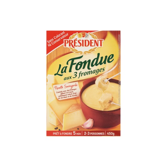 Président 3 sajtos fondü 450 g