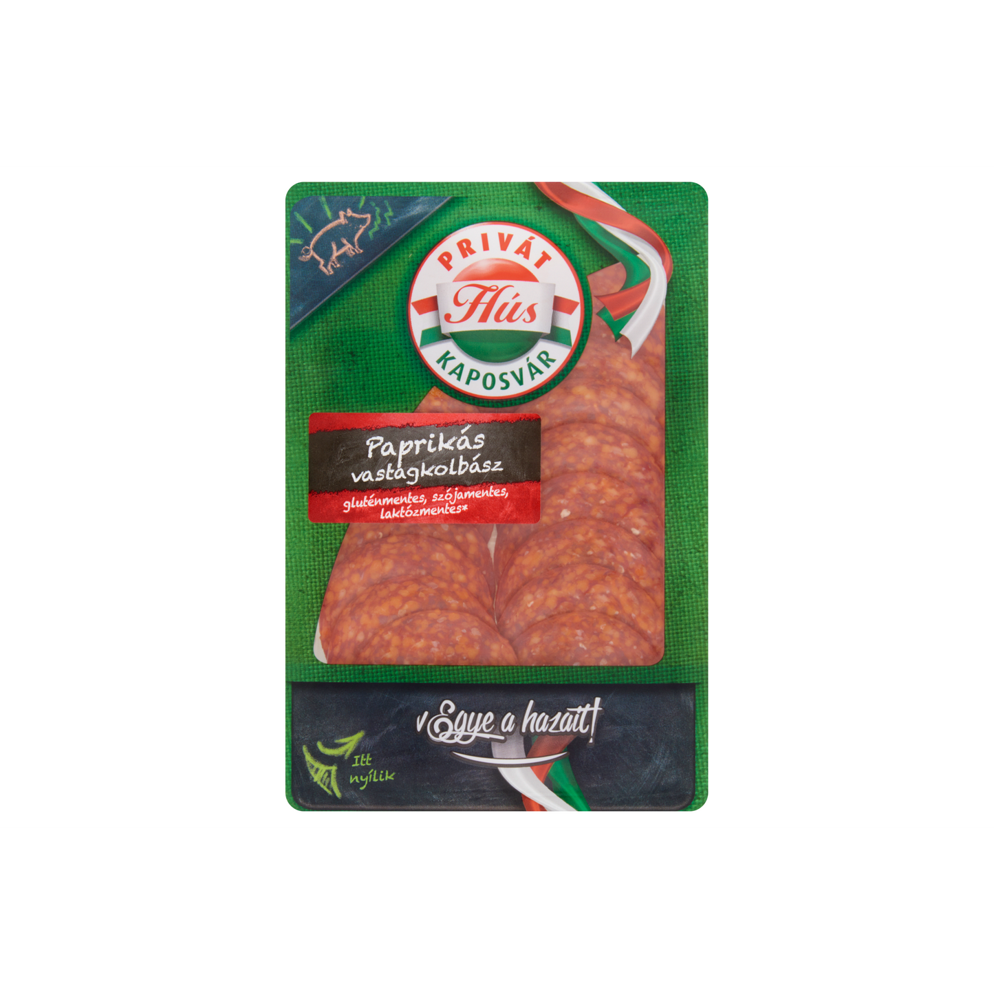 Privát Hús szeletelt paprikás vastagkolbász 60 g