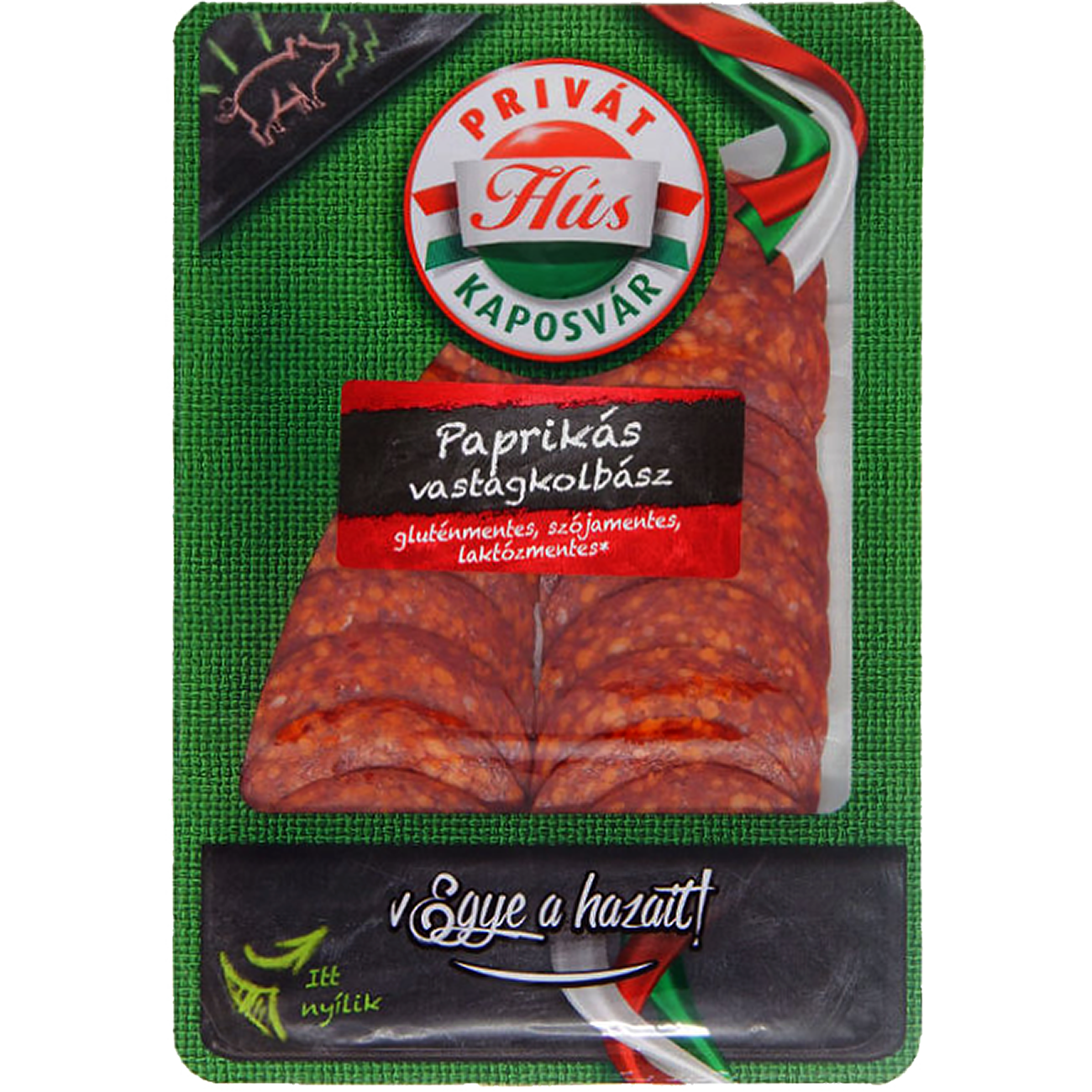Privát Hús szeletelt paprikás vastagkolbász 60 g
