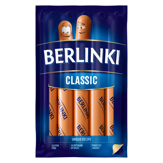 Berlinki classic füstölt sertés virsli 250 g
